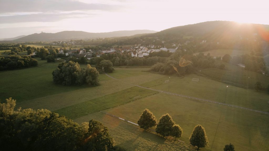 Blick über das Maintal im Gottesgarten am Obermain bei Bad Staffelstein